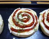 ランチに♪くるくるうずまきウインナーパン作り方14写真