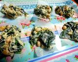 蒸し大豆とワカメのホクホクかき揚げ作り方5写真