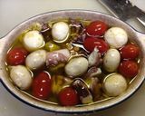 グラタン皿で簡単アヒージョ作り方4写真