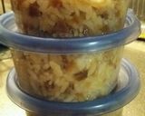 醤油漬けニンニクと鶏肉の混ぜご飯作り方7写真