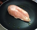 時短！鶏肉の梅ソースがけ作り方1写真