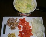 簡単作り置き！白菜の甘み食べる野菜スープ作り方1写真