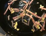 空芯菜とベーコンのパスタ作り方5写真