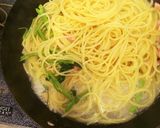 空芯菜とベーコンのパスタ作り方10写真
