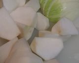 ♪牡蠣とカブのミルク煮♪作り方1写真