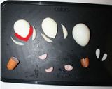 ハロウィン♥お弁当にも ゆで卵おばけ作り方1写真