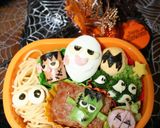 ハロウィン♥お弁当にも　ゆで卵おばけ作り方2写真