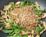しし唐×鶏むねにく×梅かつお作り方4写真