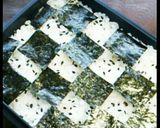 味付け海苔でお弁当★ 簡単しましま海苔弁作り方12写真