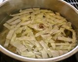 うどんカルボナーラ　卵黄の醤油漬け乗せ　作り方4写真