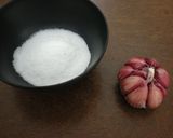 ブラジルの調味料、塩にんにく作り方1写真