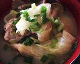 キャベツ！後のせシャキシャキお味噌汁作り方6写真