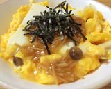 ふわふわ卵の絹豆腐作り方4写真
