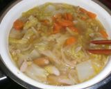 簡単作り置き！白菜の甘み食べる野菜スープ作り方7写真