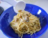牡蠣オイル漬けで濃厚♪大葉と牡蠣のパスタ作り方5写真