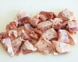 簡単♫鶏もも肉の粒マスタード唐揚げ♬作り方1写真