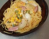 キムチーズパスタ作り方9写真