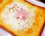 まん丸目玉焼き風マヨネーズトースト作り方4写真