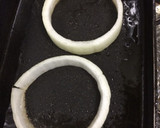玉ねぎの輪っかで☆旨カワまん丸目玉焼き作り方2写真
