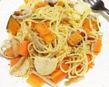 簡単ヘルシーダイエット茹でる根菜パスタ作り方5写真