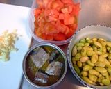 豆と秋刀魚のトマト煮込み☆(水煮缶使用)作り方1写真