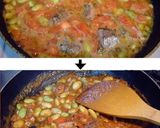 豆と秋刀魚のトマト煮込み☆(水煮缶使用)作り方3写真