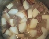 圧力鍋で簡単☆大根と牛ブロック肉の煮物★作り方5写真