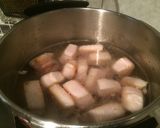みかんの皮の酸味が効いた甘酸っぱい角煮作り方3写真