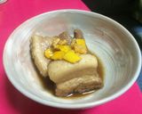 みかんの皮の酸味が効いた甘酸っぱい角煮作り方7写真