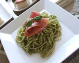 ジェノベーゼと生ハムのパスタ作り方5写真