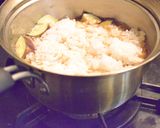 冷や飯活用　大根とナスのおじや作り方4写真