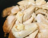 鶏肉と長ネギのあまから生姜炒め作り方1写真