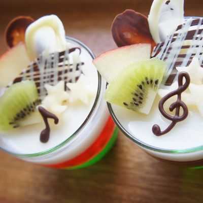 クリスマスに＊3色グラスゼリー by わらし 【クックパッド】 簡単