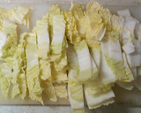 簡単　残り物白菜と野菜の八宝菜（中華丼）作り方5写真