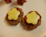 ■手軽にお弁当■可愛いチーズハンバーグ■作り方3写真