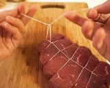 フライパンでローストビーフ作り方1写真