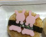 お弁当 キャラ弁♡うさぎ 幼稚園作り方3写真