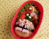 お弁当 キャラ弁♡うさぎ 幼稚園作り方4写真