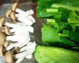 車麩で落とし卵と小松菜の煮物＊優しいお味作り方1写真