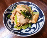 小松菜と豆腐のオイスター炒め♪作り方6写真