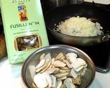 松茸のクリームペンネ作り方1写真