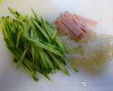 定番☆くらげ中華サラダ作り方1写真