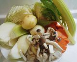 フランクフルト＆野菜のポトフ　ﾄﾏﾄ味で作り方1写真