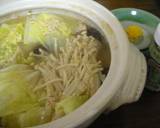 鶏ときのこのみそ仕立て鍋作り方4写真