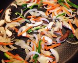 コストコプルコギビーフで♡焼きうどん作り方2写真