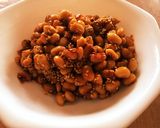 大豆の水煮と胡麻のココナッツオイル炒め作り方5写真