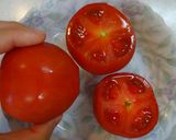 丸ごとトマトの肉詰め作り方1写真
