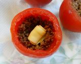 丸ごとトマトの肉詰め作り方6写真