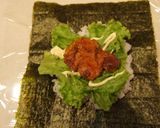 てりやきチキン*おにぎらず作り方5写真