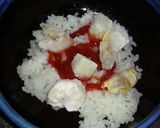 レンジだけオムライス( ▔•з•▔ )作り方1写真